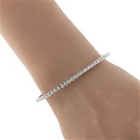 Bracciale Fanton Gioielli Donna TENNIS DIAMANTI in Oro bianco Diamante 1.55 Ct BROR-53-52 - BROR-53-52
